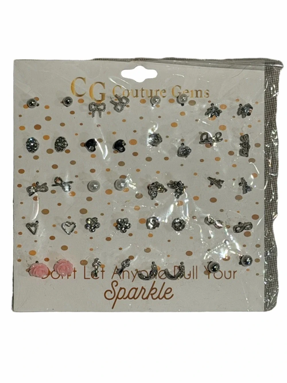 Couture Gems Silver Accent Earring Set 20 Pair